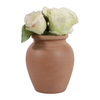 6” Terracotta Bud Vase – Earth Brown  | Vase à fleurs de 6 po en terre cuite - brun terreux