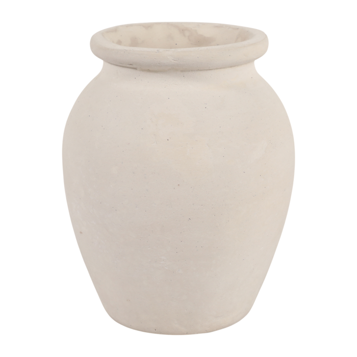 6.75” Contemporary Bud Vase – Ivory 