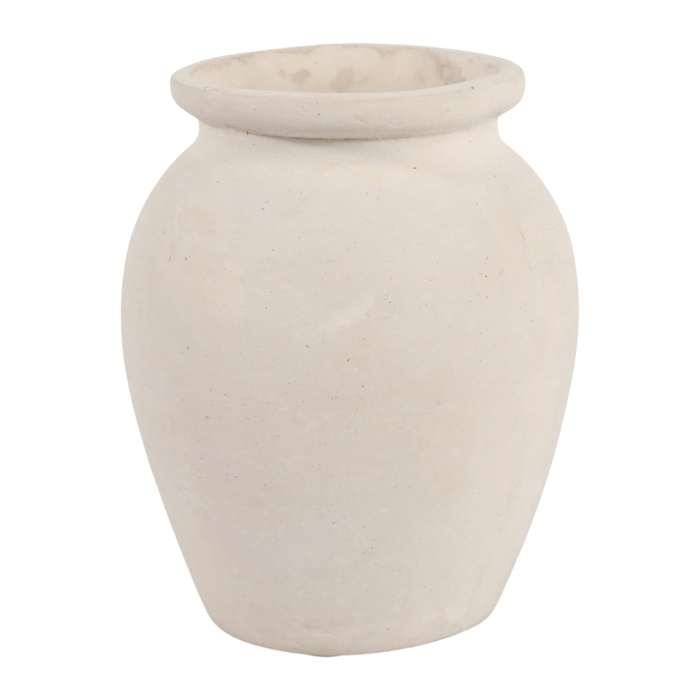 6.75” Contemporary Bud Vase – Ivory 