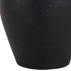 6.25” Terracotta Bud Vase – Black  | Vase à fleurs de 6,25 po en terre cuite - noir