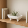 10” Ceramic Rounded Rectangle Bowl– White  | Bol rectangulaire arrondi de 10 po en céramique - blanc
