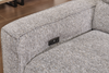 Shaquille O’Neal Home Prestige 4-Piece Sectional with Power Sliding and Storage Chaise – Grey | Sofa sectionnel Prestige de Shaquille O’Neal Home 4 pièces avec coulissement électrique et fauteuil long de rangement - gris
