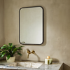 Juliet 20x30 Rectangular Mirror - Black | Miroir rectangulaire Juliet 20 x 30 - noir