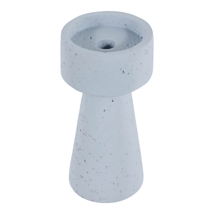 8” Taper and Pillar Candle Holder – Blue 