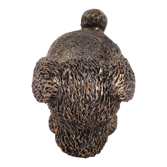 9.5” Sitting Dog Decoration – Bronze