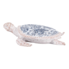 4” Paisley Print Turtle in Shell – Light Blue | Tortue dans sa carapace de 4 po à motif cachemire - bleu clair