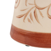 9.75” Ceramic Hand Painted Flower Pitcher – Light Brown | Pichet à fleurs de 9,75 po en céramique peinte à la main - brun clair