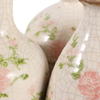6” Set of 3 Ceramic Floral Cottage Bud Vase – Multi-Colour  | Ensemble de 3 vases à fleurs Cottage de 6 po en céramique à motif floral - multicolore
