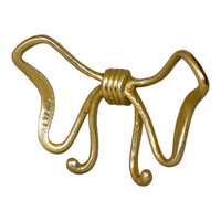 8.25” Bow Wall Hook – Gold 