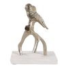 7.75” Birds on a Branch with Marble Base – Gold | Oiseaux sur une branche de 7,75 po avec base en marbre - dorés