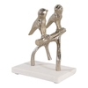 7.75” Birds on a Branch with Marble Base – Gold | Oiseaux sur une branche de 7,75 po avec base en marbre - dorés