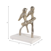 7.75” Birds on a Branch with Marble Base – Gold | Oiseaux sur une branche de 7,75 po avec base en marbre - dorés