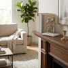 7.75” Birds on a Branch with Marble Base – Gold | Oiseaux sur une branche de 7,75 po avec base en marbre - dorés