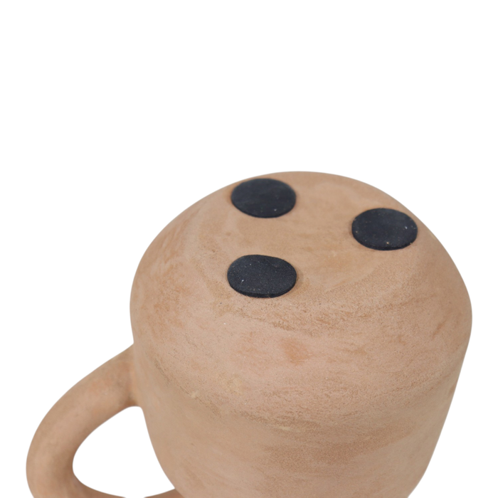 5.75” Terracotta Bud Vase Pitcher – Natural 