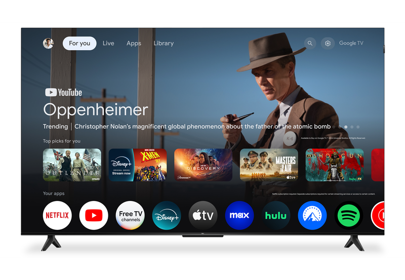 TCL 50\" Q Series 4K UHD HDR QLED Smart TV with Google TV – 50Q51K