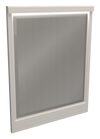 Alpine Bedroom Dresser Mirror, Made in Canada – White