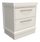 Alpine Bedside 2-Drawer Nightstand with USB-C Port, 22"W x 25"H, Made in Canada – White