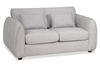 Made in Canada Annex 65” Fabric Loveseat with Accent Pillows - Grey | Causeuse Annex de 65 po fabriquée au Canada en tissu avec coussins décoratifs - grise