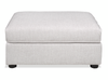 Made in Canada Annex 38” Fabric Ottoman - Grey | Pouf Annex de 38 po fabriqué au Canada en tissu - gris