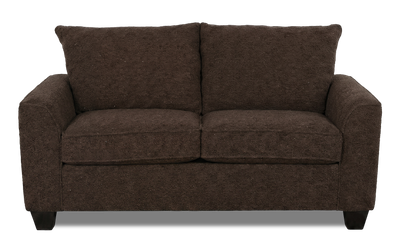Made in Canada Customizable Sofa Lab Arc 86" Fabric Condo Sofa  – Teddy Walnut | Sofa personnalisable Arc de Sofa Lab de 86 po de format condo fabriqué au Canada en tissu - Teddy Walnut