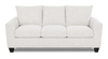 Made in Canada Customizable Sofa Lab Arc 86" Fabric Sofa  – Teddy Snow | Sofa personnalisable Arc de Sofa Lab de 86 po fabriqué au Canada en tissu - Teddy Snow