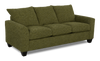 Made in Canada Customizable Sofa Lab Arc 86\" Fabric Sofa  – Chenille Moss