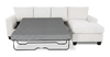 Made in Canada Customizable Sofa Lab Arc Fabric Right-Facing Sofabed Sectional - Teddy Snow | Sofa-lit sectionnel de droite personnalisable Arc de Sofa Lab fabriqué au Canada en tissu - Teddy Snow