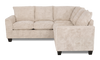 Made in Canada Customizable Sofa Lab Arc 2-Piece Fabric Sectional - Plush Parchment | Sofa sectionnel 2 pièces personnalisable Arc de Sofa Lab fabriqué au Canada en tissu - Plush Parchment