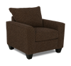 Made in Canada Customizable Sofa Lab Arc 40" Fabric Chair – Teddy Walnut | Fauteuil personnalisable Roll de Sofa Lab de 40 po fabriqué au Canada en tissu - Teddy Walnut