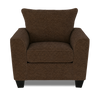 Made in Canada Customizable Sofa Lab Arc 40" Fabric Chair – Teddy Walnut | Fauteuil personnalisable Roll de Sofa Lab de 40 po fabriqué au Canada en tissu - Teddy Walnut
