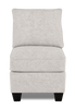 Made in Canada Customizable Sofa Lab Arc 23" Armless Fabric Chair – Plush Oyster | Fauteuil sans accoudoirs personnalisable Arc de Sofa Lab de 23 po fabriqué au Canada en tissu - Plush Oyster