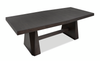 Arden Dining Extension Table with Trestle Base, 84-108"W - Espresso Brown | Table de salle à manger Arden avec rallonge de 84 po à 108 po (L) et base à tréteaux - brun espresso