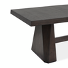 Arden Dining Extension Table with Trestle Base, 84-108"W - Espresso Brown | Table de salle à manger Arden avec rallonge de 84 po à 108 po (L) et base à tréteaux - brun espresso