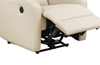 Asher 31.5" Genuine Leather Power Reclining Chair – Beige | Fauteuil à inclinaison électrique Asher de 31.5 po en cuir véritable - beige