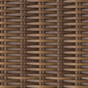 Banff Outdoor Patio Coffee Table - Resin Wicker & Aluminum, Weather Resistant - Brown/Beige | Table à café Banff pour la terrasse à l’extérieur - osier en résine et aluminium, résistante aux intempéries - brune et beige