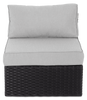 Barbados 6-Piece Patio Set with Ottoman – Grey | Ensemble Barbados 6 pièces pour la terrasse avec pouf - gris