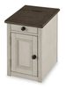 Baxter 14” Country-Style Chairside Table with Storage – Mocha | Table de fauteuil Baxter de 14 po de style champêtre avec rangement - moka