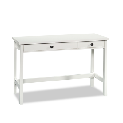 Bexley 47.17" Writing Desk with 2 Drawers – Soft White | Bureau Bexley de 47,17 po à 2 tiroirs - blanc doux