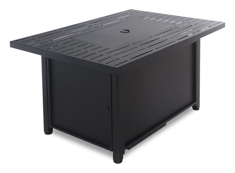 Blaze Fire Pit Table, 42\"W, 50,000 BTU, Propane/Natural Gas Convertible, Metal