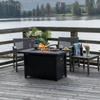 Blaze Fire Pit Table, 42"W, 50,000 BTU, Propane/Natural Gas Convertible, Metal | Foyer-table Blaze convertible au propane ou au gaz naturel de 42 po (L) et de 50 000 BTU en métal