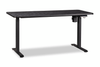 Caelen 59.84" Adjustable Height Office Desk – Black | Bureau Caelen de 59,84 po à hauteur réglable - noir