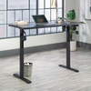 Caelen 59.84" Adjustable Height Office Desk – Black | Bureau Caelen de 59,84 po à hauteur réglable - noir