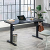 Caelen 59.84" Adjustable Height Office Desk – Black | Bureau Caelen de 59,84 po à hauteur réglable - noir