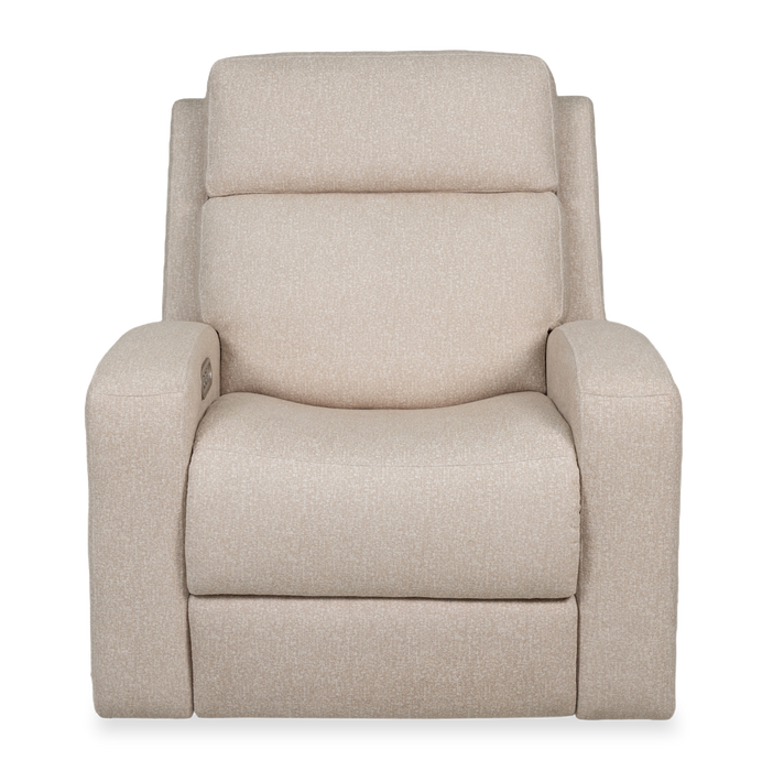 Charlotte 36.6” Fabric Auto Glider Power Reclining Chair with Power Headrest - Sand 