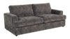 Made in Canada Customizable Sofa Lab Curve 88" Fabric Sofa – Plush Charcoal | Sofa personnalisable Curve de Sofa Lab de 88 po fabriqué au Canada en tissu - Plush Charcoal
