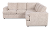 Made in Canada Customizable Sofa Lab Curve 2-Piece Fabric Sectional - Plush Parchment | Sofa sectionnel 2 pièces personnalisable Curve de Sofa Lab fabriqué au Canada en tissu - Plush Parchment