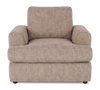 Made in Canada Customizable Sofa Lab Curve 40" Fabric Chair – Chenille Praline | Fauteuil personnalisable Curve de Sofa Lab de 40 po fabriqué au Canada en tissu - Chenille Praline