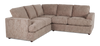 Made in Canada Customizable Sofa Lab Curve 2-Piece Fabric Sectional - Chenille Praline | Sofa sectionnel 2 pièces personnalisable Curve de Sofa Lab fabriqué au Canada en tissu - Chenille Praline