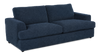 Made in Canada Customizable Sofa Lab Curve 38" Fabric Sofa Bed - Chenille Pacific | Sofa-lits personnalisable Curve de Sofa Lab de 38 po fabriqué au Canada en tissu - Chenille Pacific
