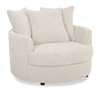 Made in Canada Sofa Lab Customizable Cuddler 48" Fabric Accent Chair – Teddy Riverrock | Fauteuil d’appoint enveloppant personnalisable Plush Cuddler de Sofa Lab de 48 po fabriqué au Canada en tissu - Teddy Riverrock